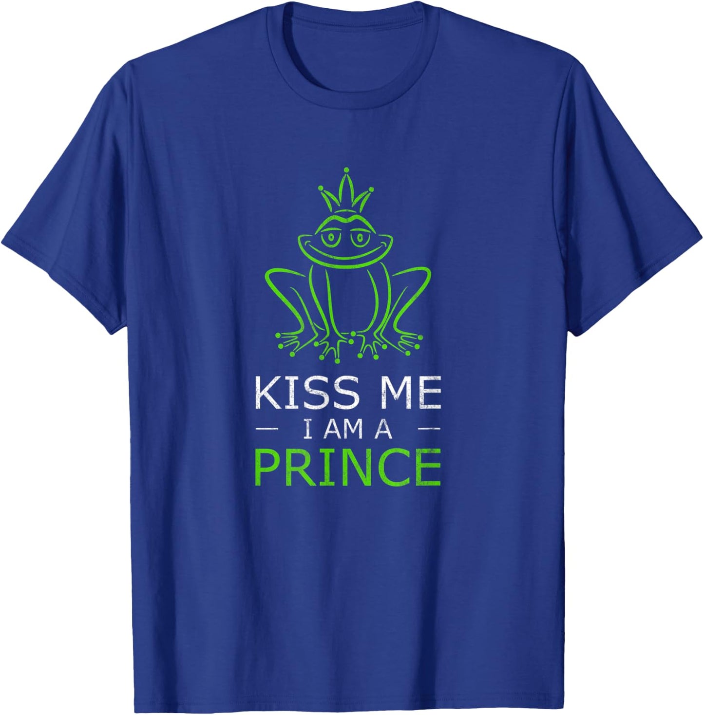 Frog - Kiss me, I am a Prince - Funny fairy tale T-Shirt - T-Shirt | Royal