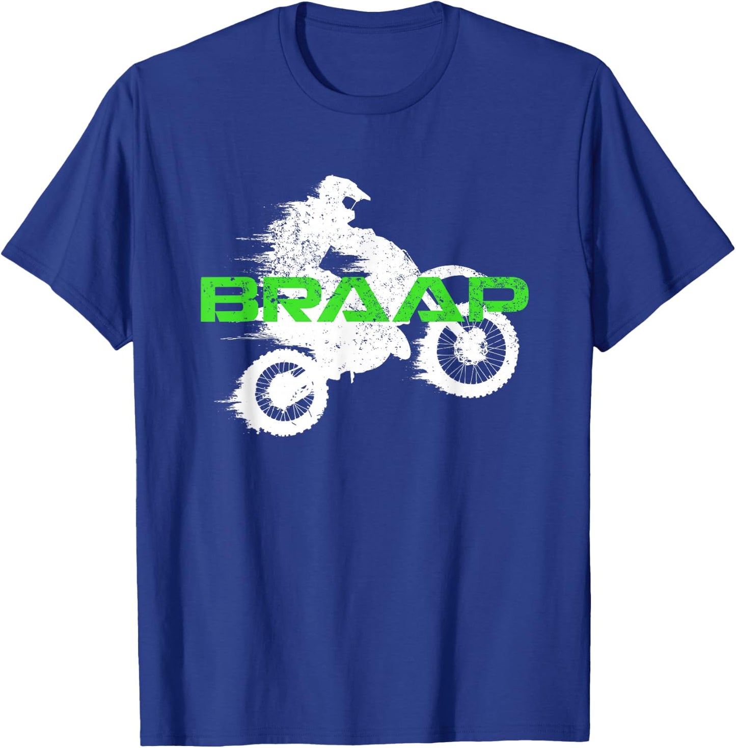Dirt Bike Braaap Shirt, Youth Motorcross, Kids Dirt Bike T-Shirt - T-Shirt | Royal