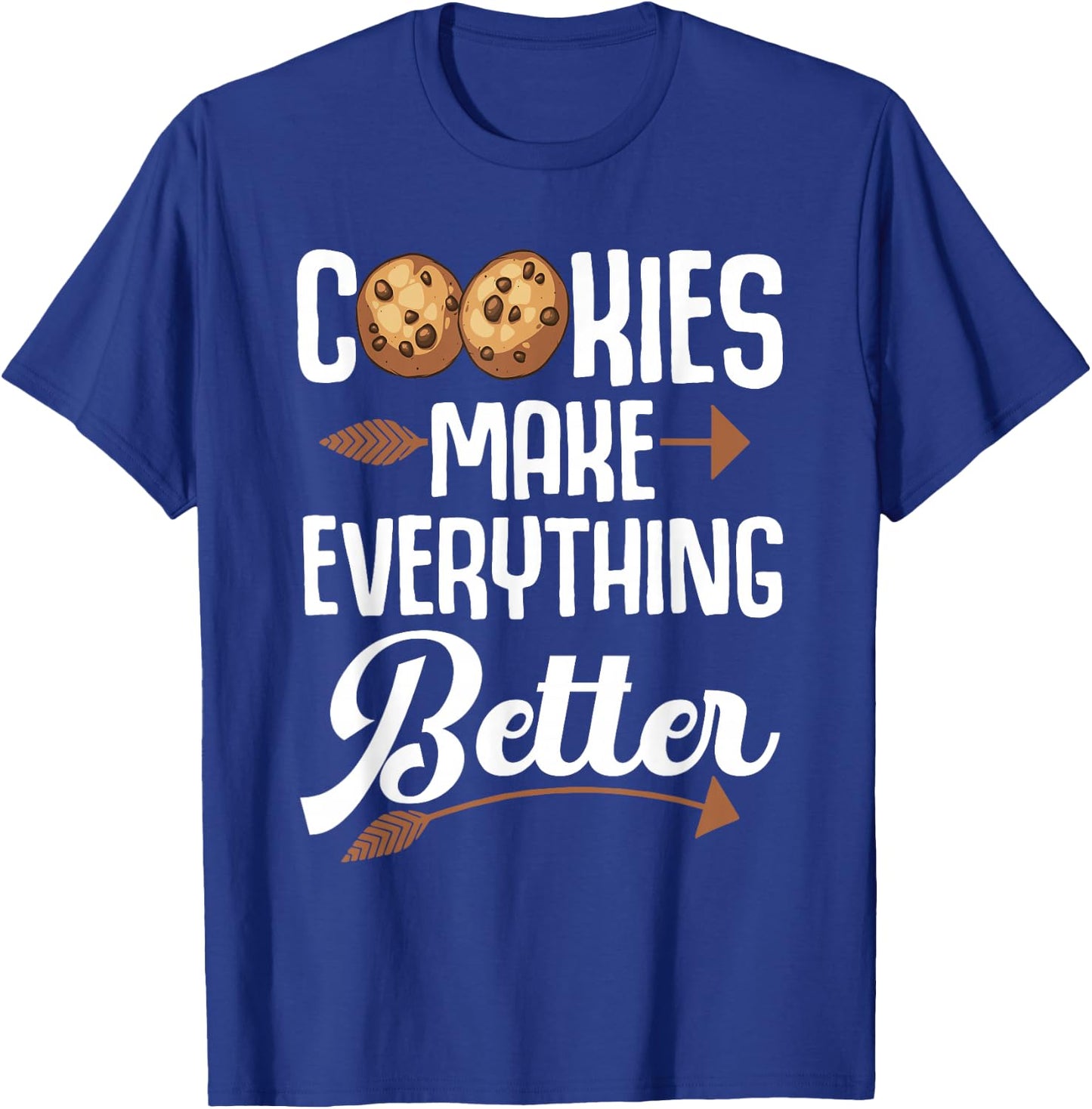 Funny Cookie Lover Art For Kids Men Women Pastry Chef Bakers T-Shirt - T-Shirt | Royal
