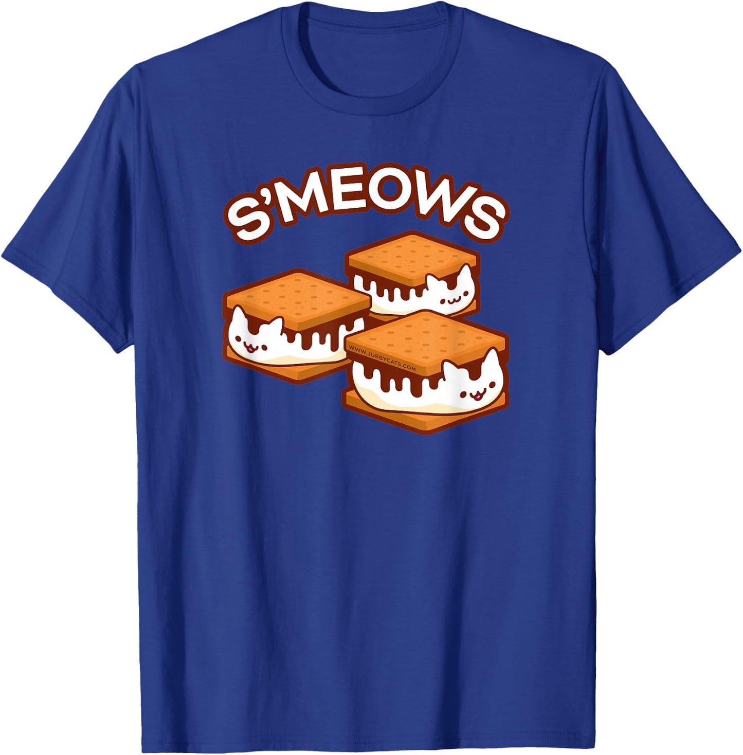 S'MEOWS - Cat S'Mores 3-Pack Men Women Kids T-Shirt - T-Shirt | Royal