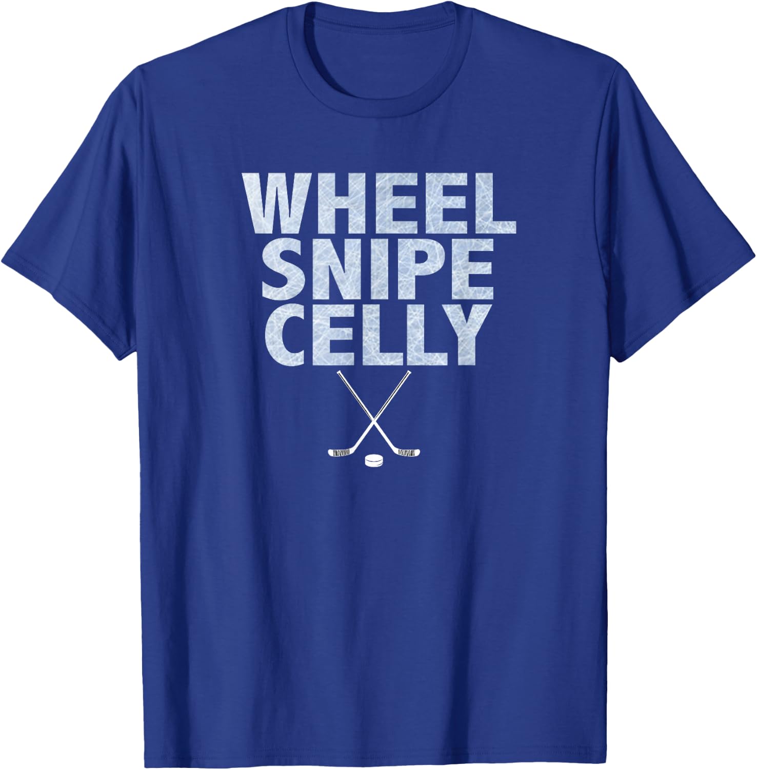 Wheel Snipe Celly Boys Hockey T-Shirt - T-Shirt | Royal