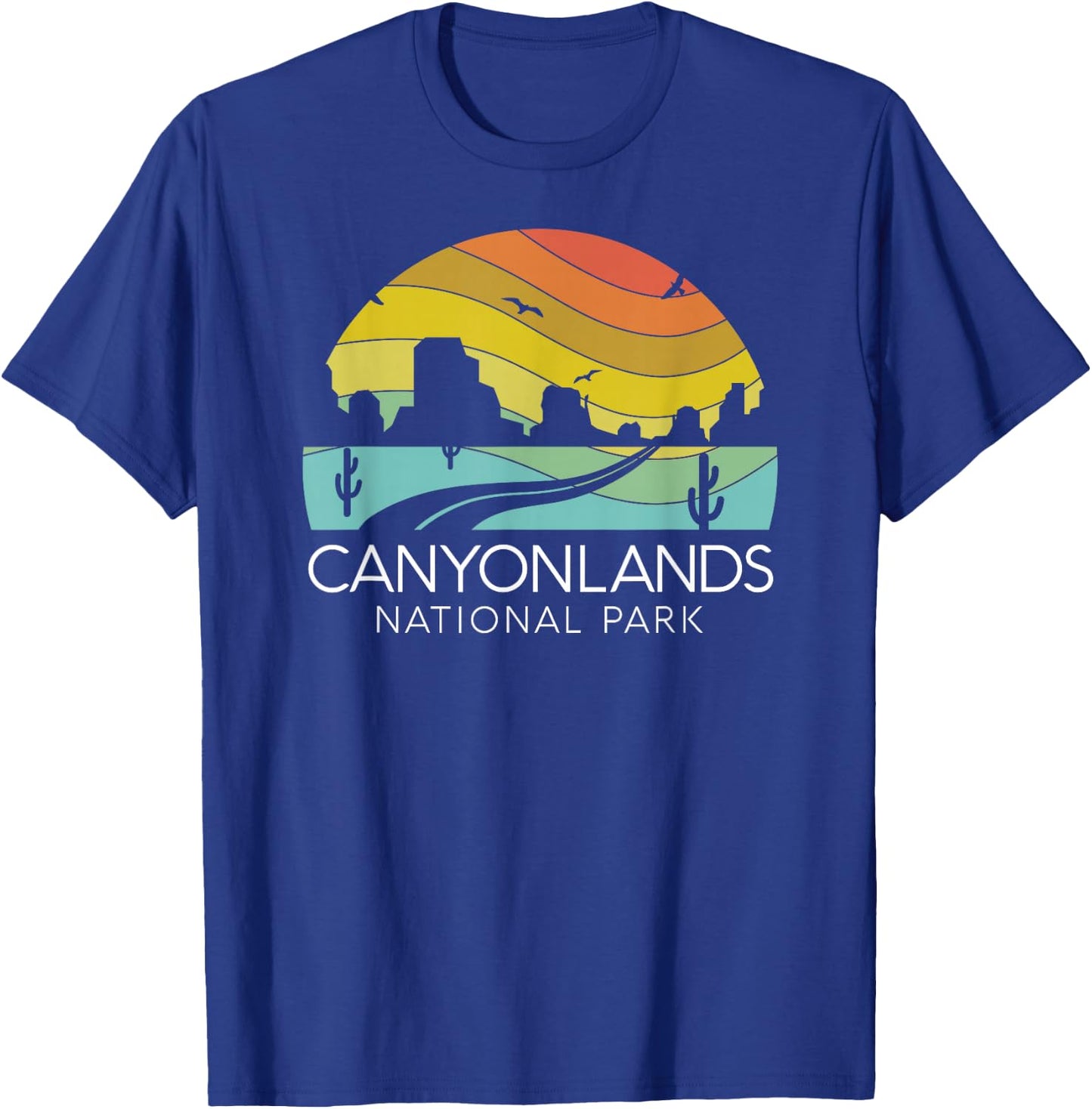 Canyonlands National Park Utah Zion Bryce Canyon Arches USA T-Shirt - T-Shirt | Royal