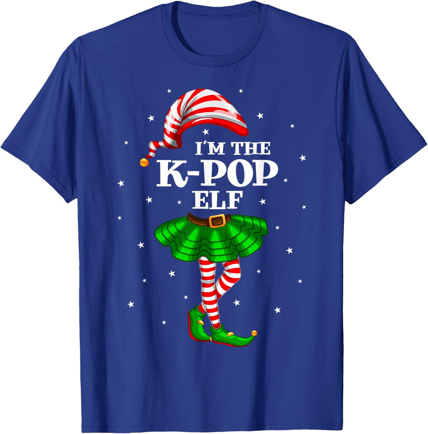 Matching Family Group I'm The K-Pop Elf Christmas T-Shirt - T-Shirt | Royal