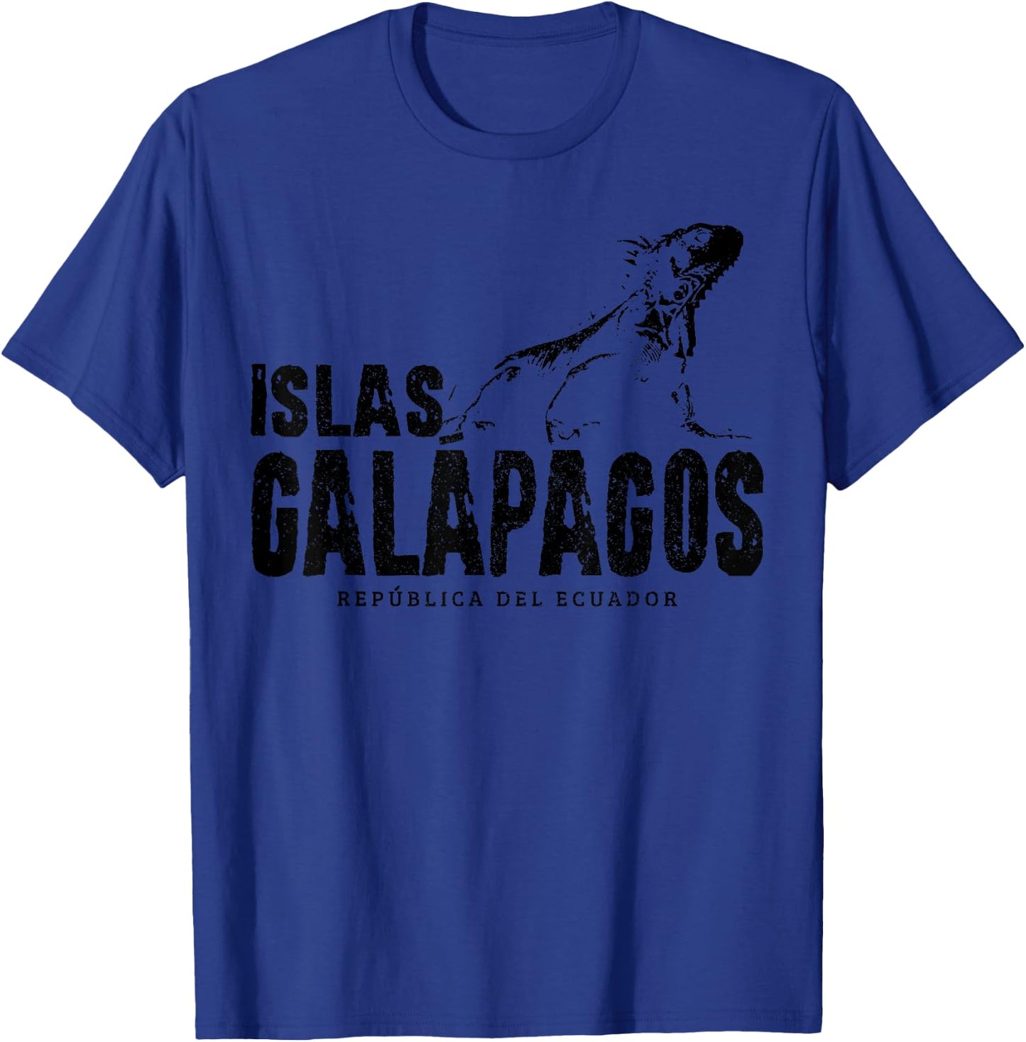 Galapagos Islands Islas Galapagos Iguana Ecuador T-Shirt - T-Shirt | Royal