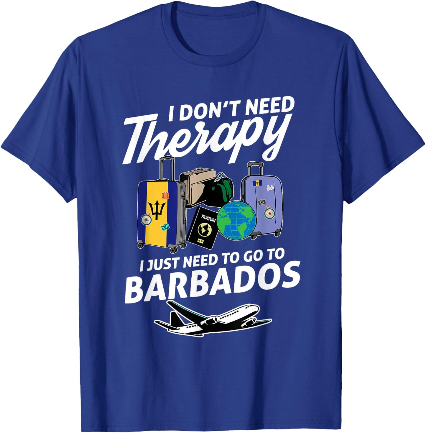 Barbados Flag I Barbados Flag I Vacation Barbados T-Shirt - T-Shirt | Royal