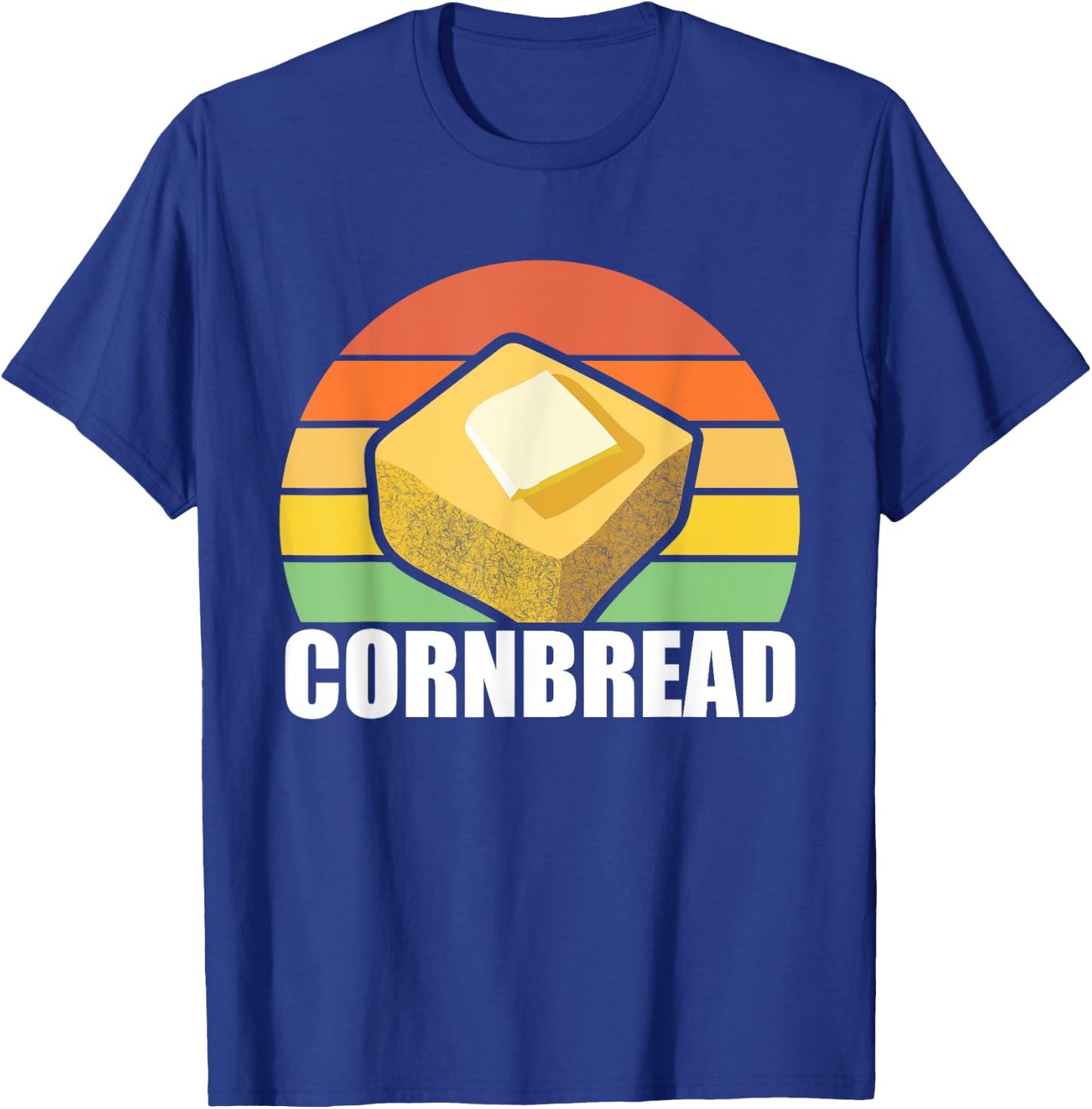 Cornbread Corn Bread Baking Thanksgiving Redneck South USA T-Shirt - T-Shirt | Royal