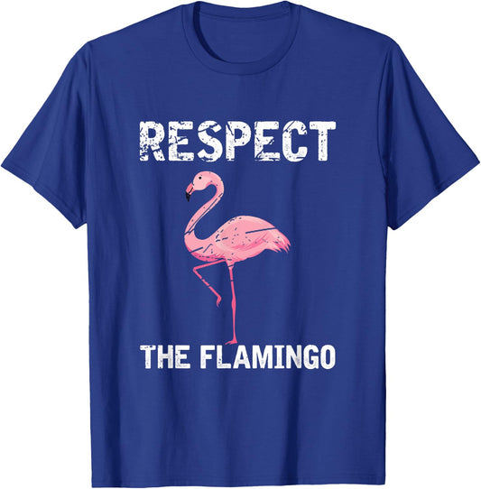 Respect The Flamingo T-Shirt - T-Shirt | Royal