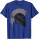 Funny Spartan Greek Helmet Gift | Cute Gladiator Men Women T-Shirt - T-Shirt | Royal