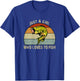 Girls Fishing Just a Girl Who Loves to Fish T-Shirt - T-Shirt | Royal