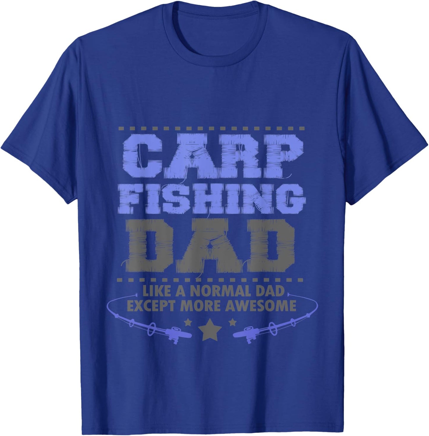 Carp Fishing Dad T-Shirt - T-Shirt | Royal