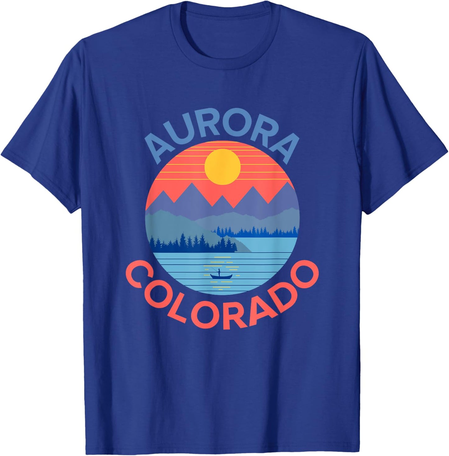 Aurora Colorado T-Shirt - T-Shirt | Royal