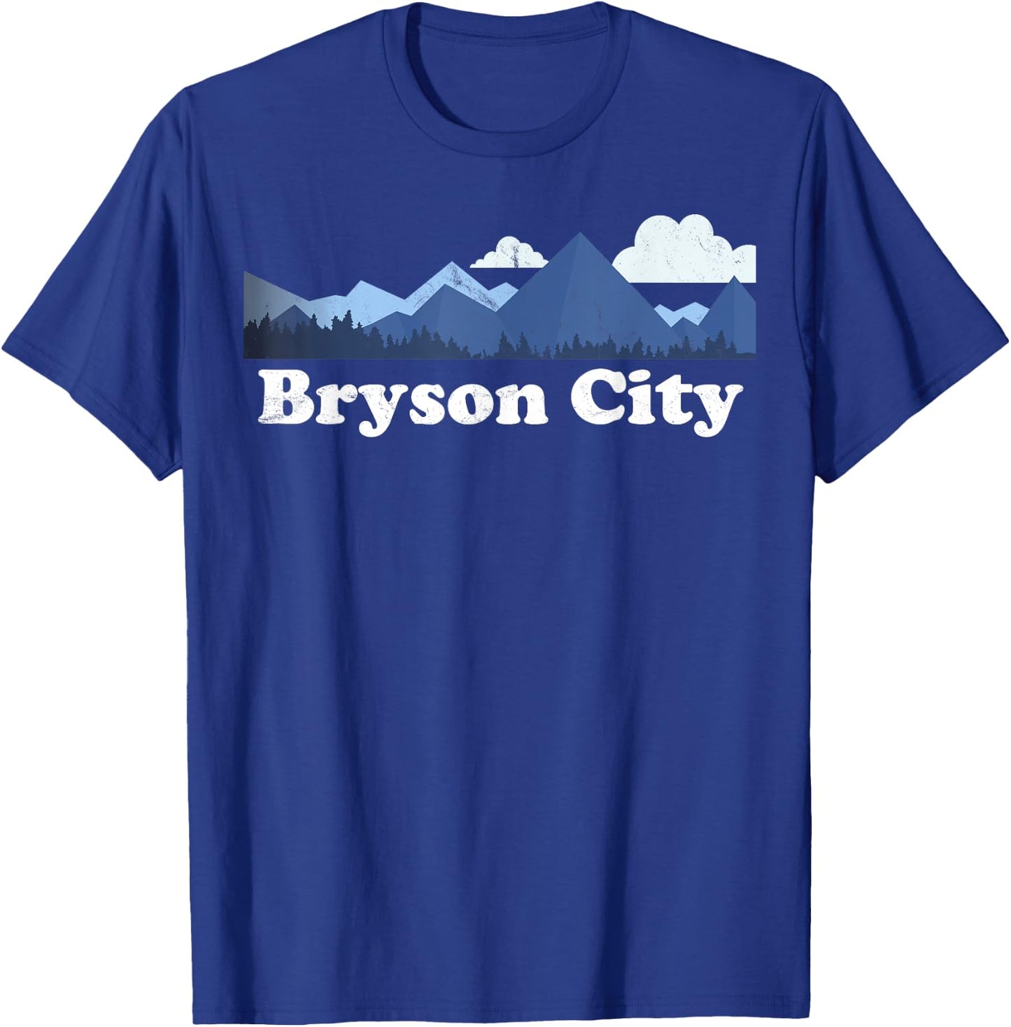Bryson City North Carolina Blue Ridge Mountains NC T-Shirt - T-Shirt | Royal