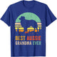 Best Grandma Ever Gift Aussie Dog Mom Australian Shepherd Women T-Shirt - T-Shirt | Royal