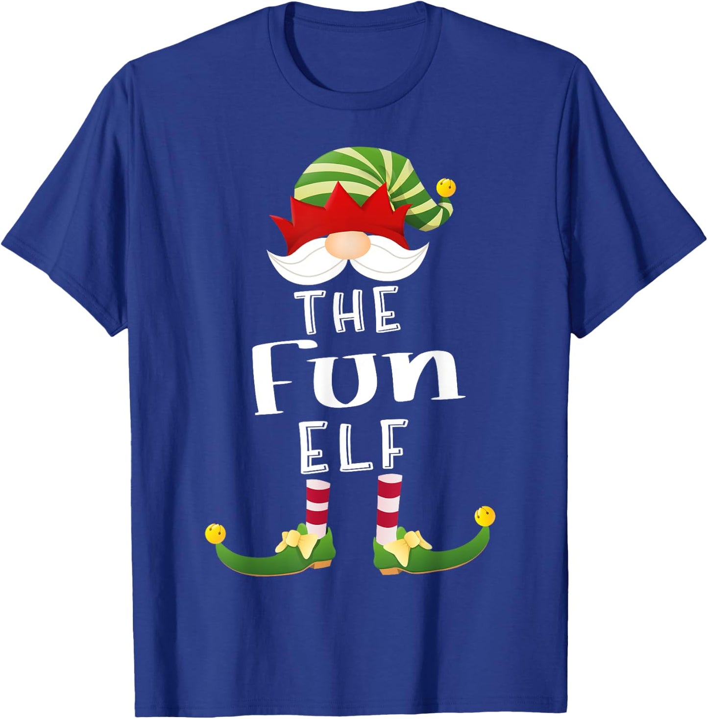 Fun Elf Group Christmas Funny Pajama Party T-Shirt - T-Shirt | Royal