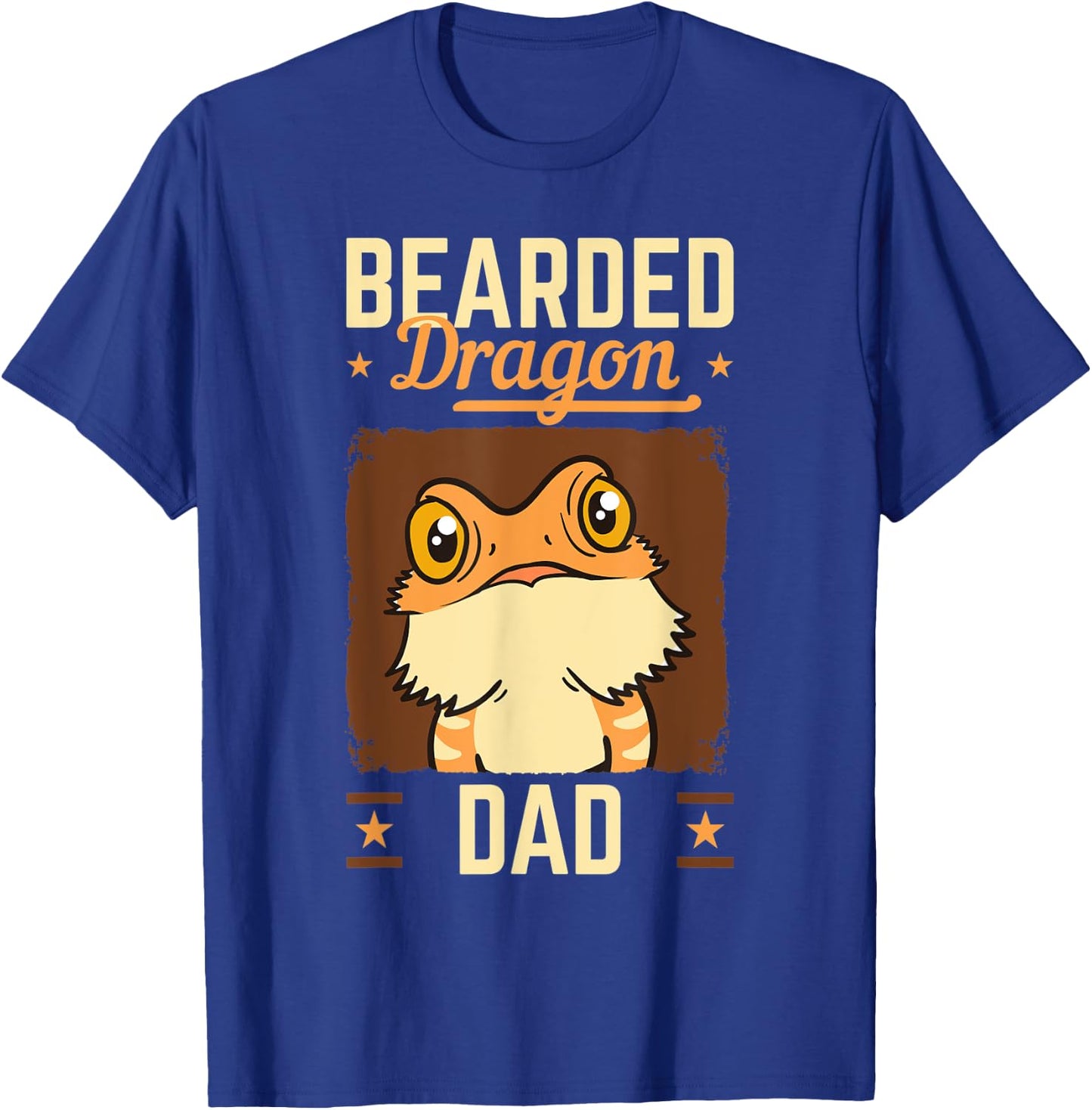 Bearded Dragon Dad Gecko Lizard Owner Reptile Lover Gift T-Shirt - T-Shirt | Royal