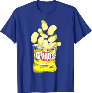 Potato Chips Games T-Shirt - T-Shirt | Royal