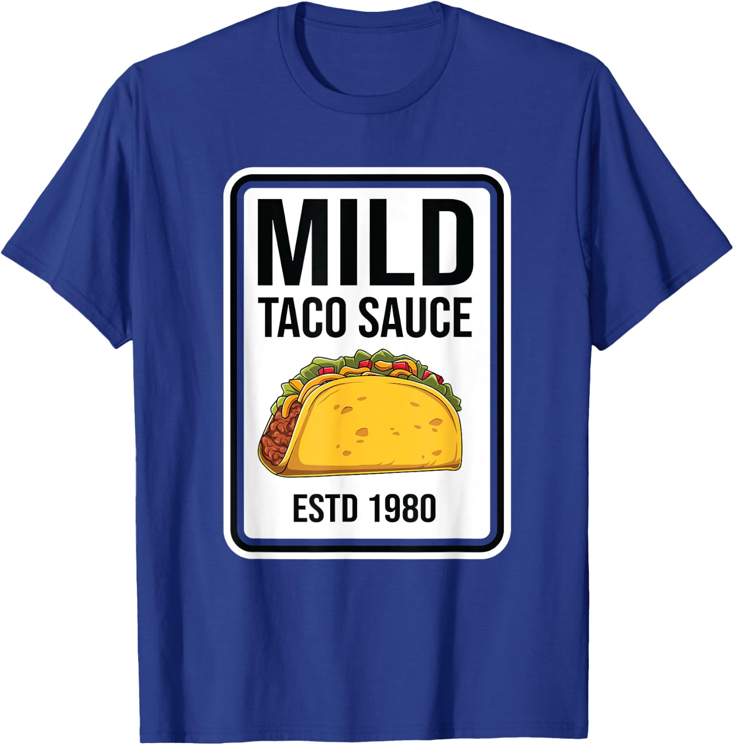 Mild Taco Sauce Condiment Halloween Matching Costume Group T-Shirt - T-Shirt | Royal
