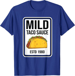 Mild Taco Sauce Condiment Halloween Matching Costume Group T-Shirt - T-Shirt | Royal