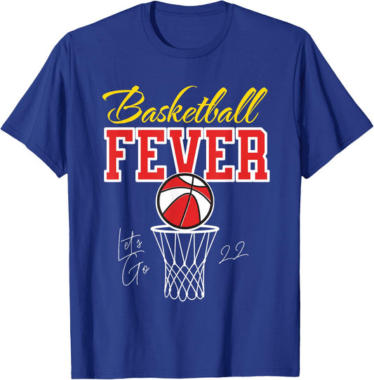 Basketball Fever Women's Basketball T-Shirt - T-Shirt | Royal