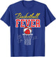 Basketball Fever Women's Basketball T-Shirt - T-Shirt | Royal