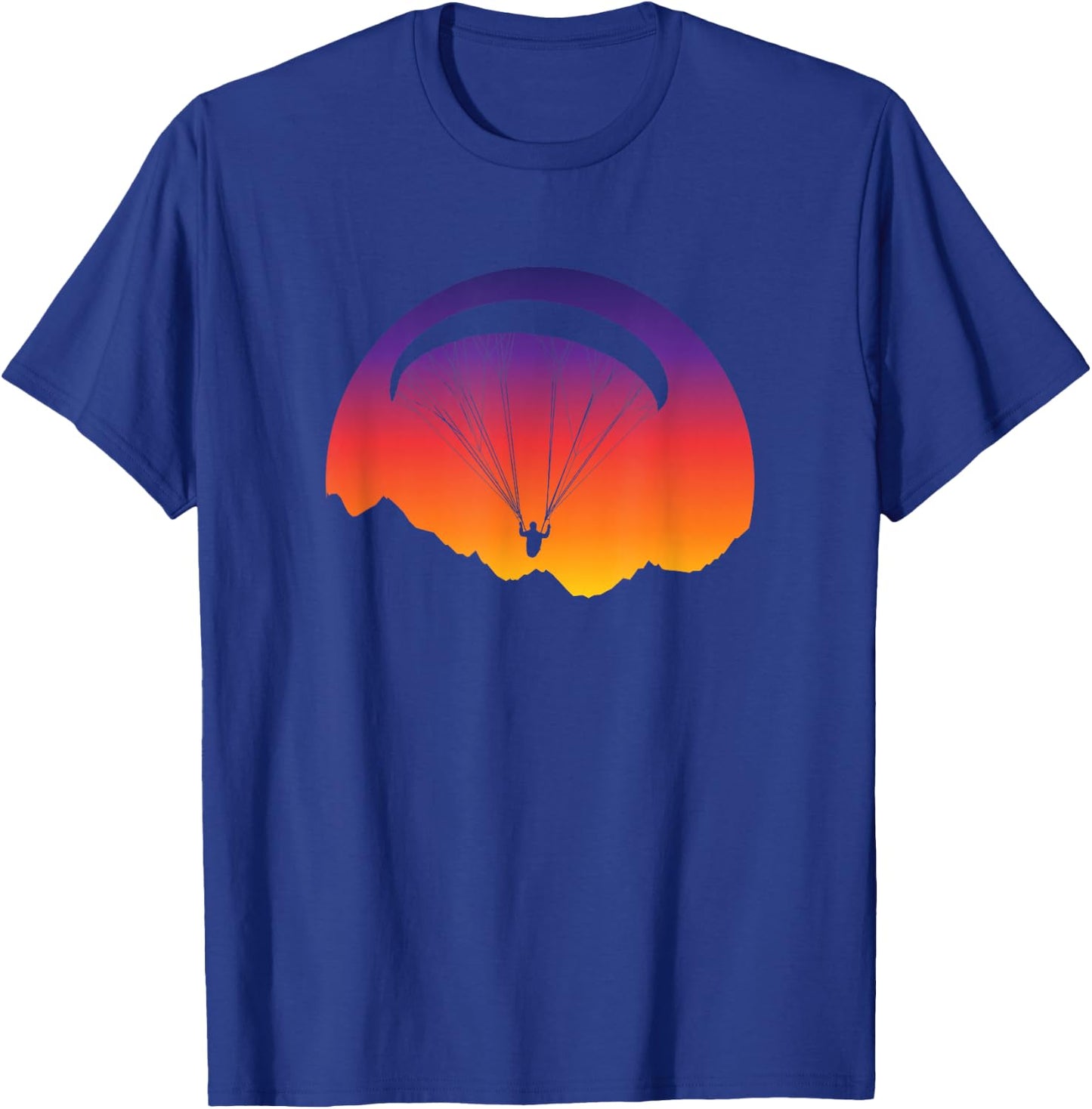 Paragliding Paragliding Paragliding T-Shirt - T-Shirt | Royal