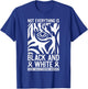 Black And White Ribbon Ehlers Danlos Zebra Rheumatologists T-Shirt - T-Shirt | Royal