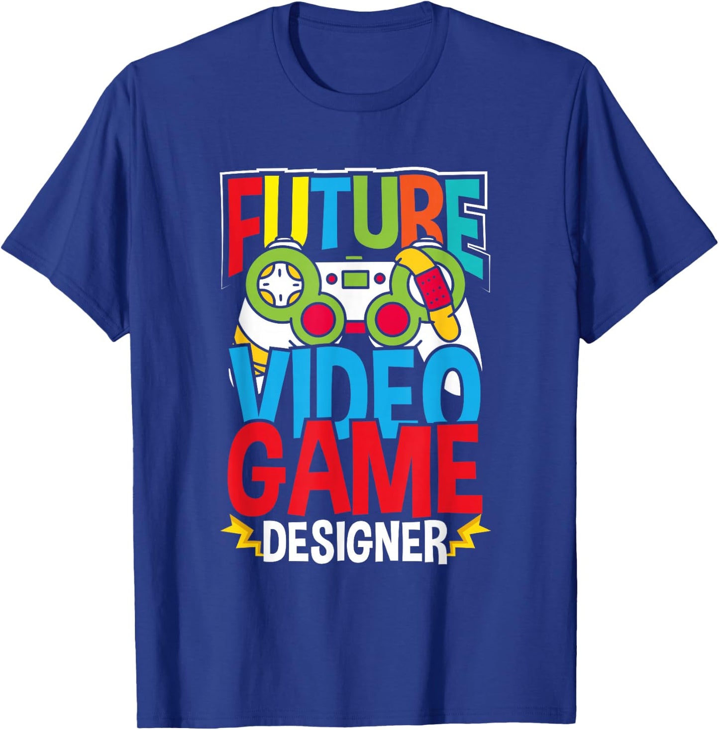Future Video Game Designer Developer Gamer Programmer T-Shirt - T-Shirt | Royal