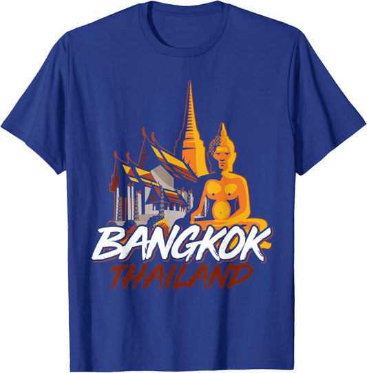 Proud Thai Flag Bangkok Travel Phuket Chiang Mai Thailand T-Shirt - T-Shirt | Royal