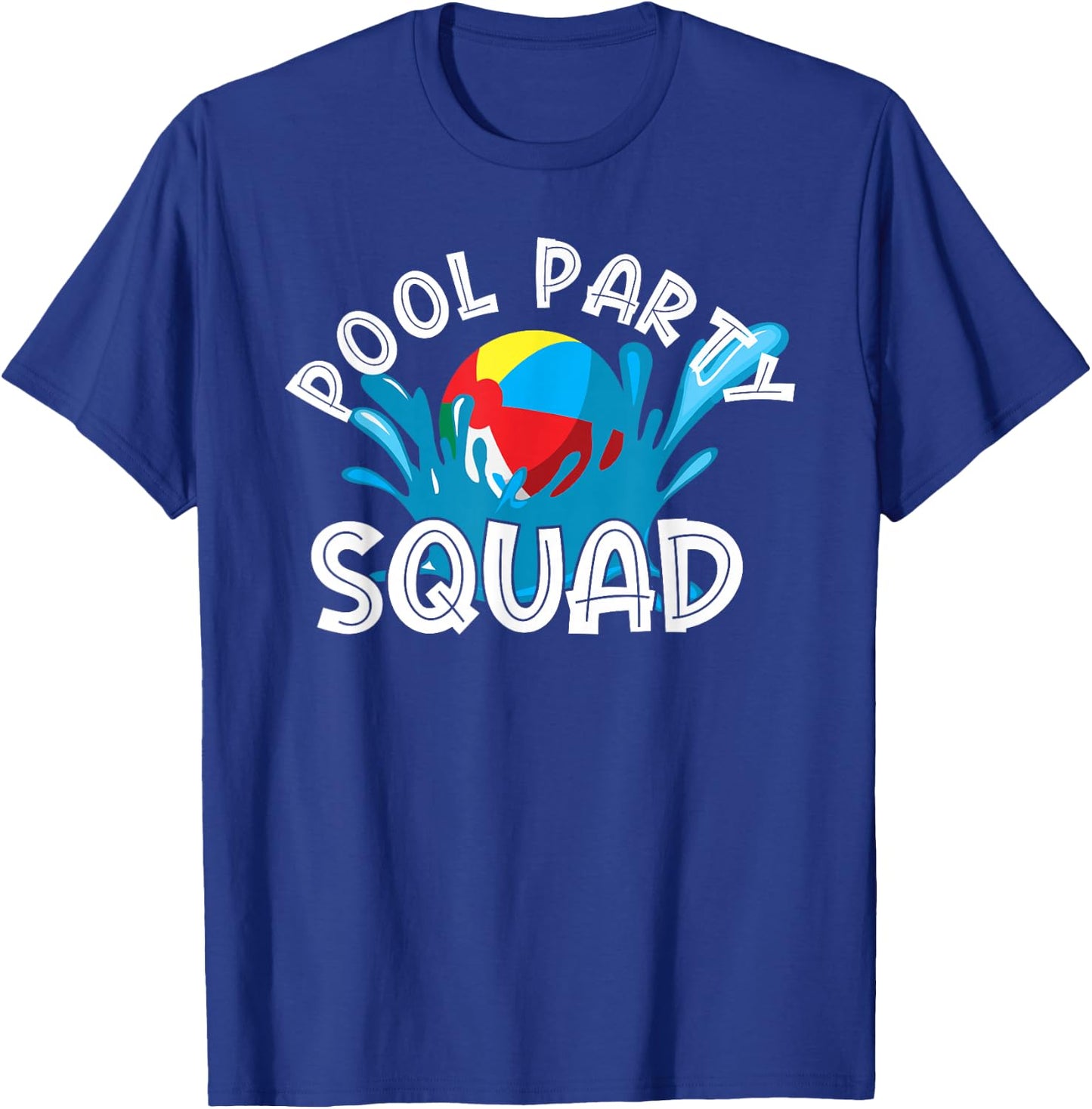 Pool party squad beach pool party gift women kids T-Shirt - T-Shirt | Royal