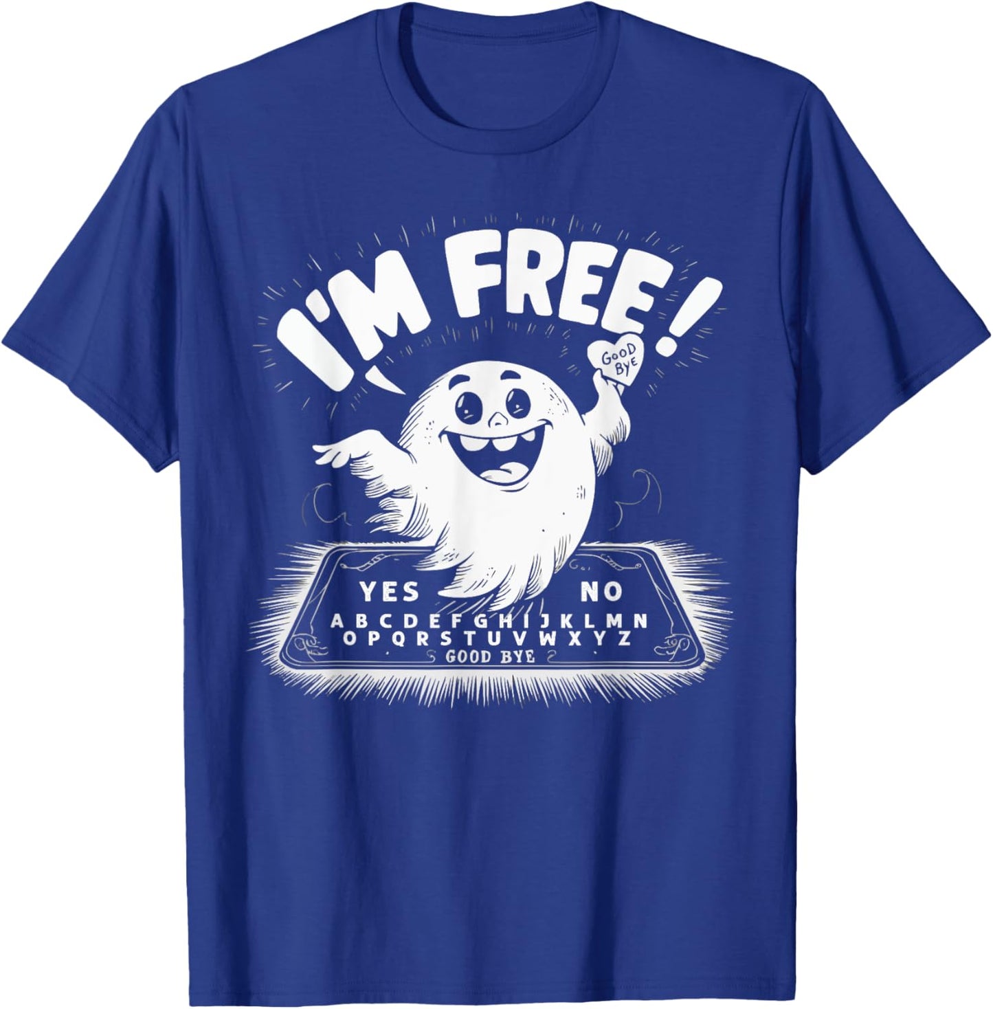 Ouija Board Paranormal Spirit Board Trick Or Treat Halloween T-Shirt - T-Shirt | Royal