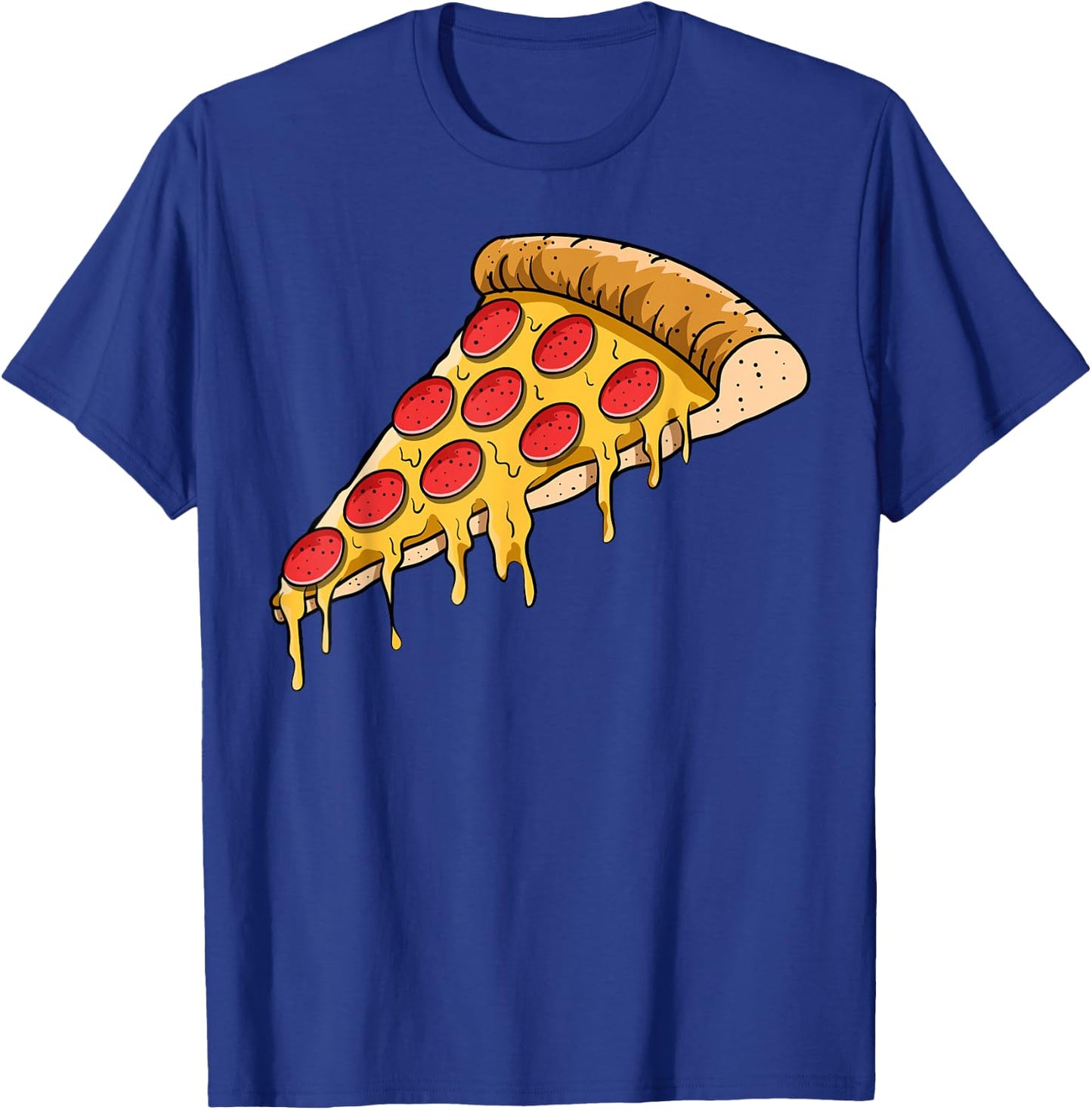 Pizza Slice Crust Neapolitan Deep-Dish Pizzeria Pizzaiolo T-Shirt - T-Shirt | Royal