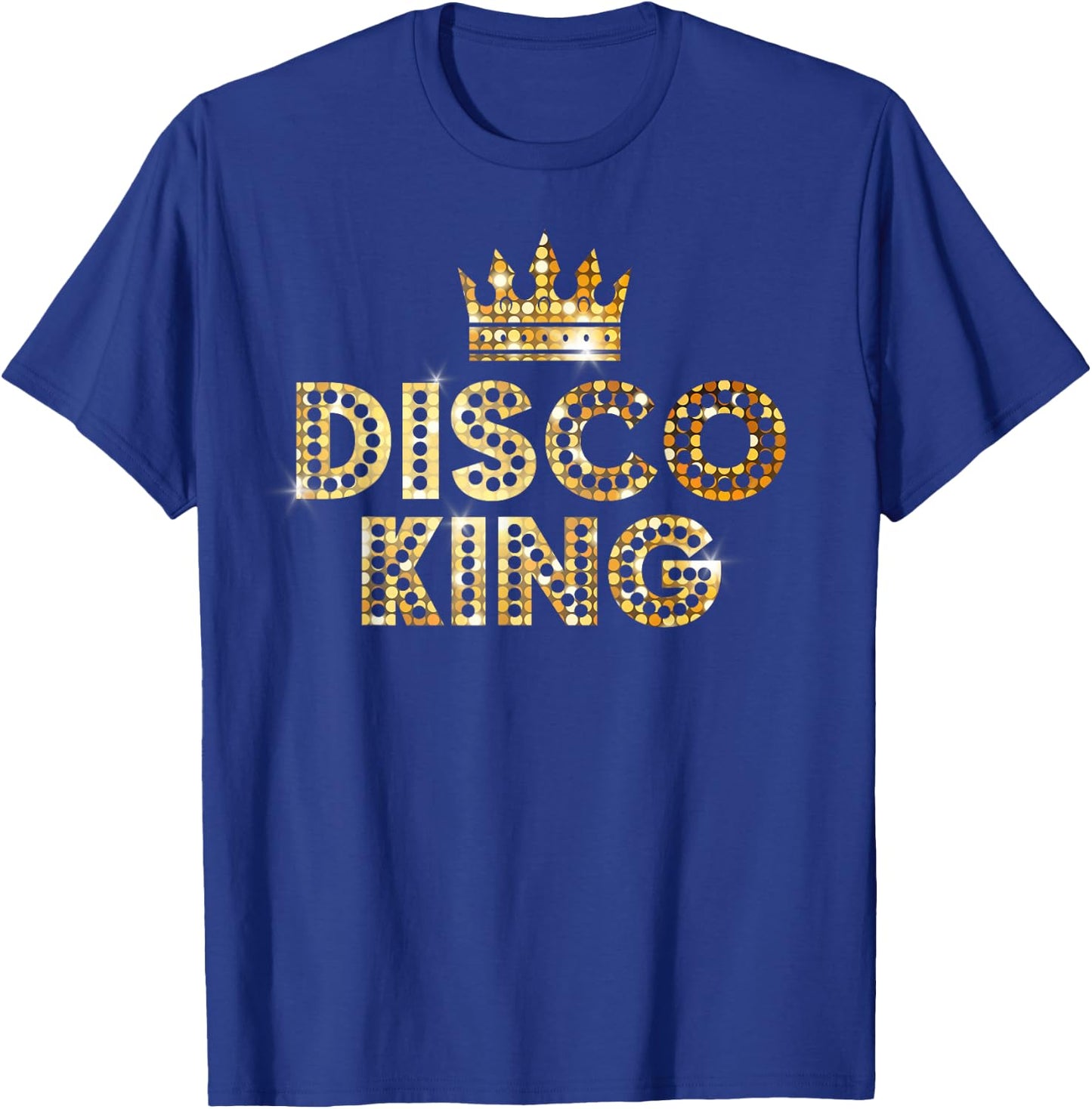 Disco King Funky Vintage 70s 80s For Dance Parties T-Shirt - T-Shirt | Royal