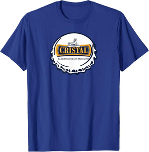 Cristal Chapa Marca Peruvian Sleeve Corta Soccer Celebrate T-Shirt - T-Shirt | Royal