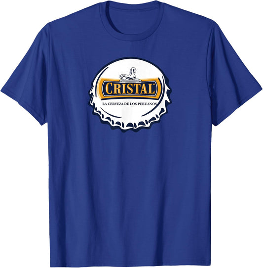 Cristal Chapa Marca Peruvian Sleeve Corta Soccer Celebrate T-Shirt - T-Shirt | Royal