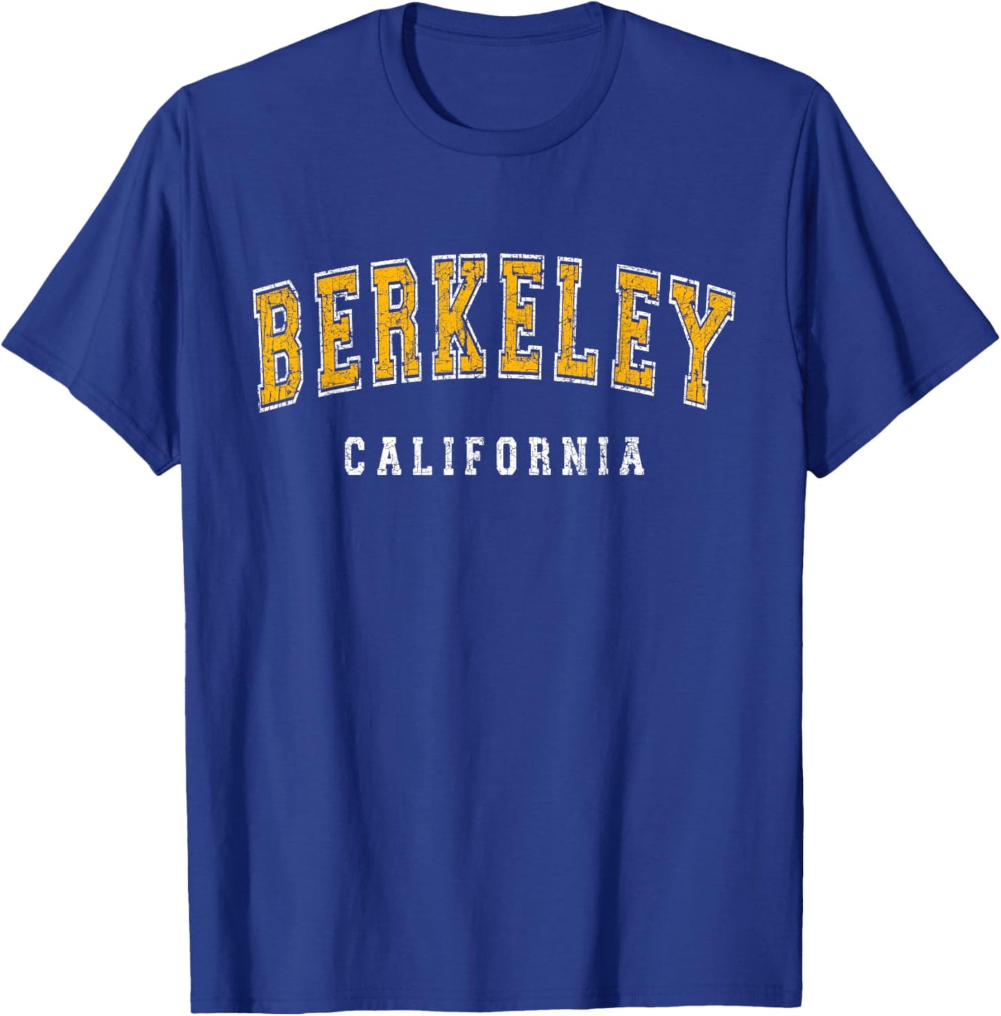 Vintage Berkeley California CA Distressed Design - Classic T-Shirt - T-Shirt | Royal