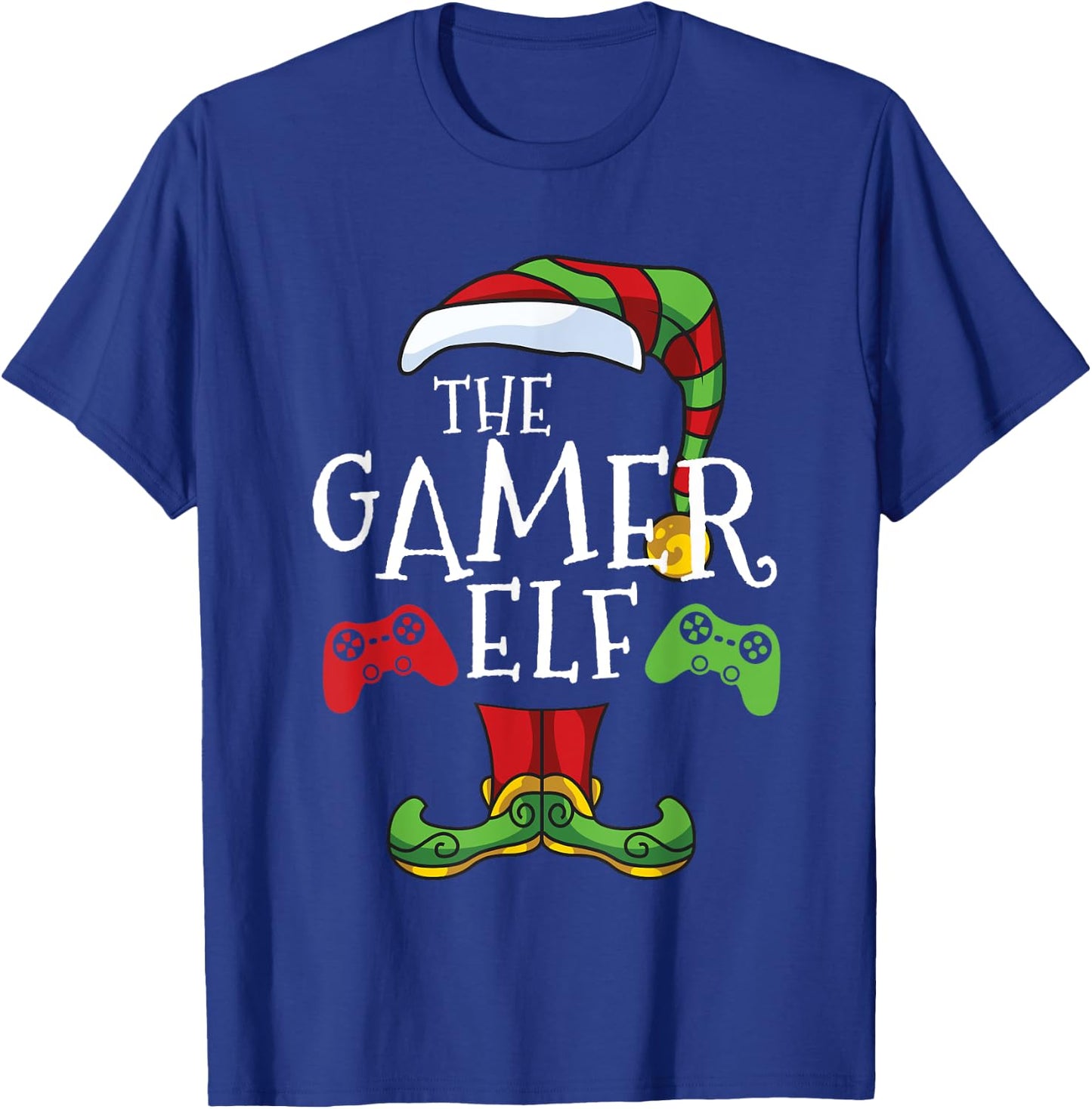 Gamer Elf Christmas Family Matching Funny I'm The Gaming Elf T-Shirt - T-Shirt | Royal