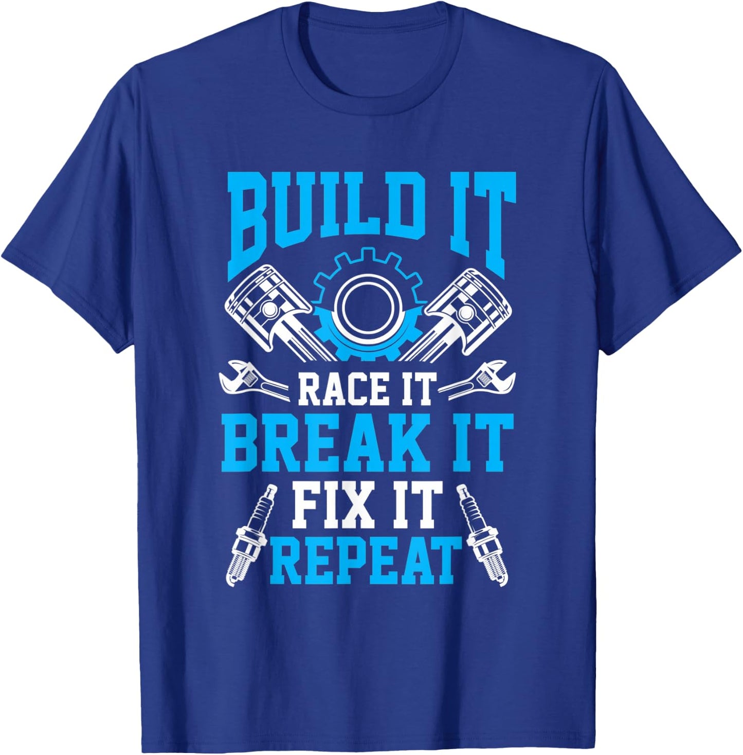Car Tuning Mechanic Race Break mechanical engineers T-Shirt - T-Shirt | Royal