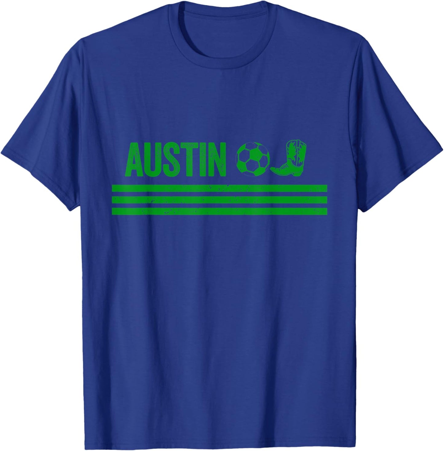 Austin Cowboy Boot Football Club T-Shirt - T-Shirt | Royal
