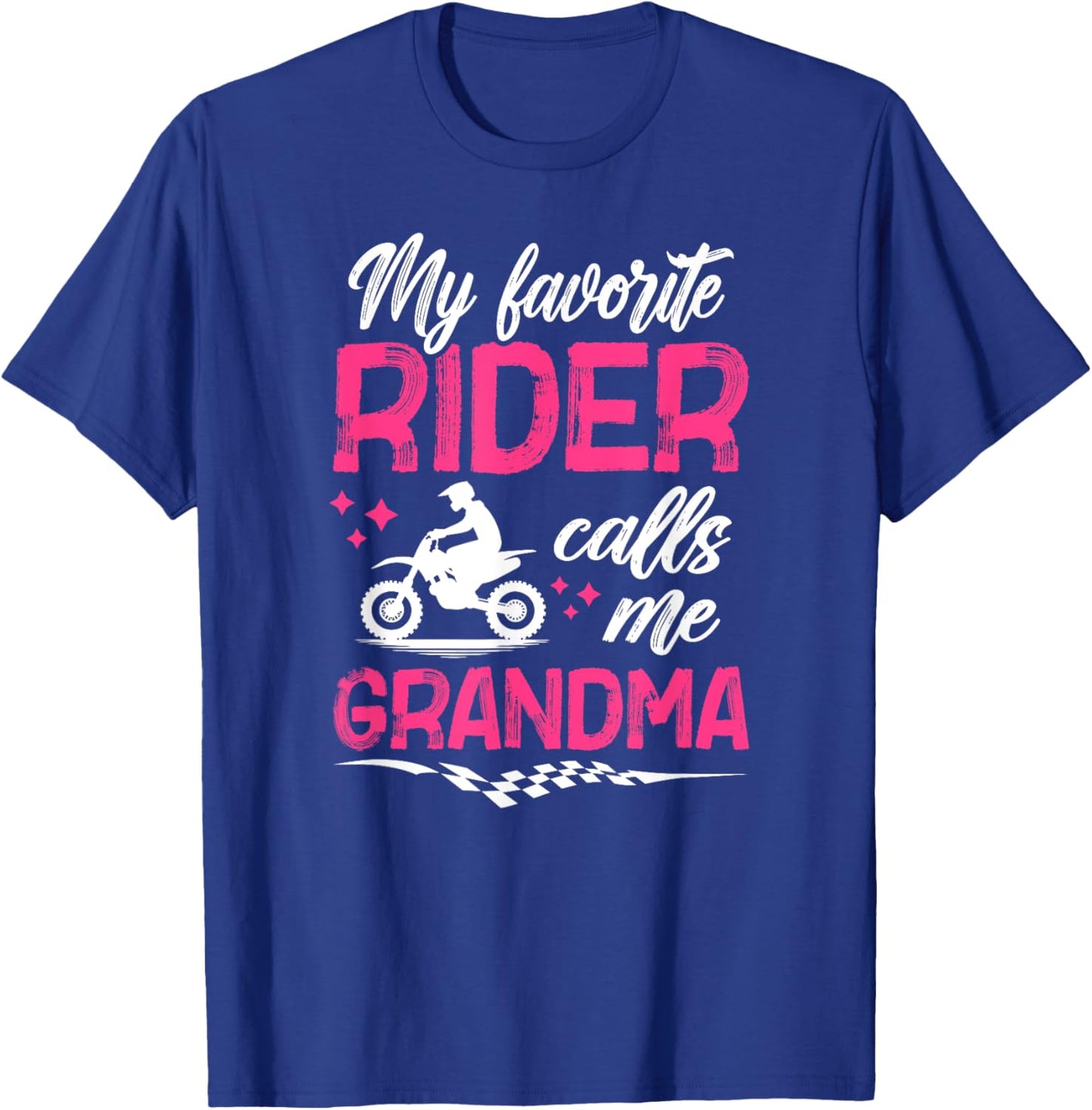 My Favorite Motocross Rider Grandma Motocross Grandma T-Shirt - T-Shirt | Royal