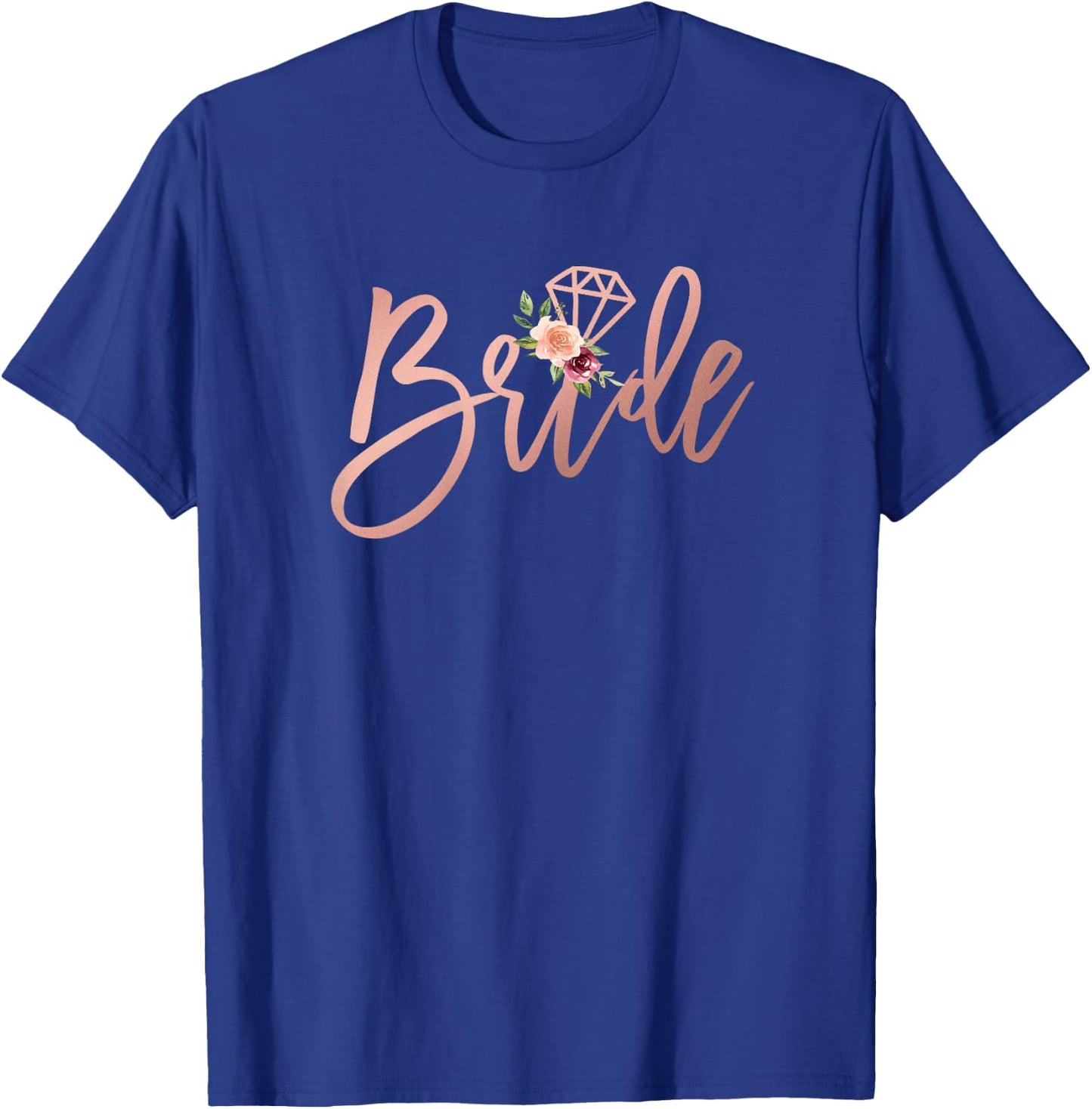 Wedding Shower for Future Mrs Bride to be from Groom Floral T-Shirt - T-Shirt | Royal