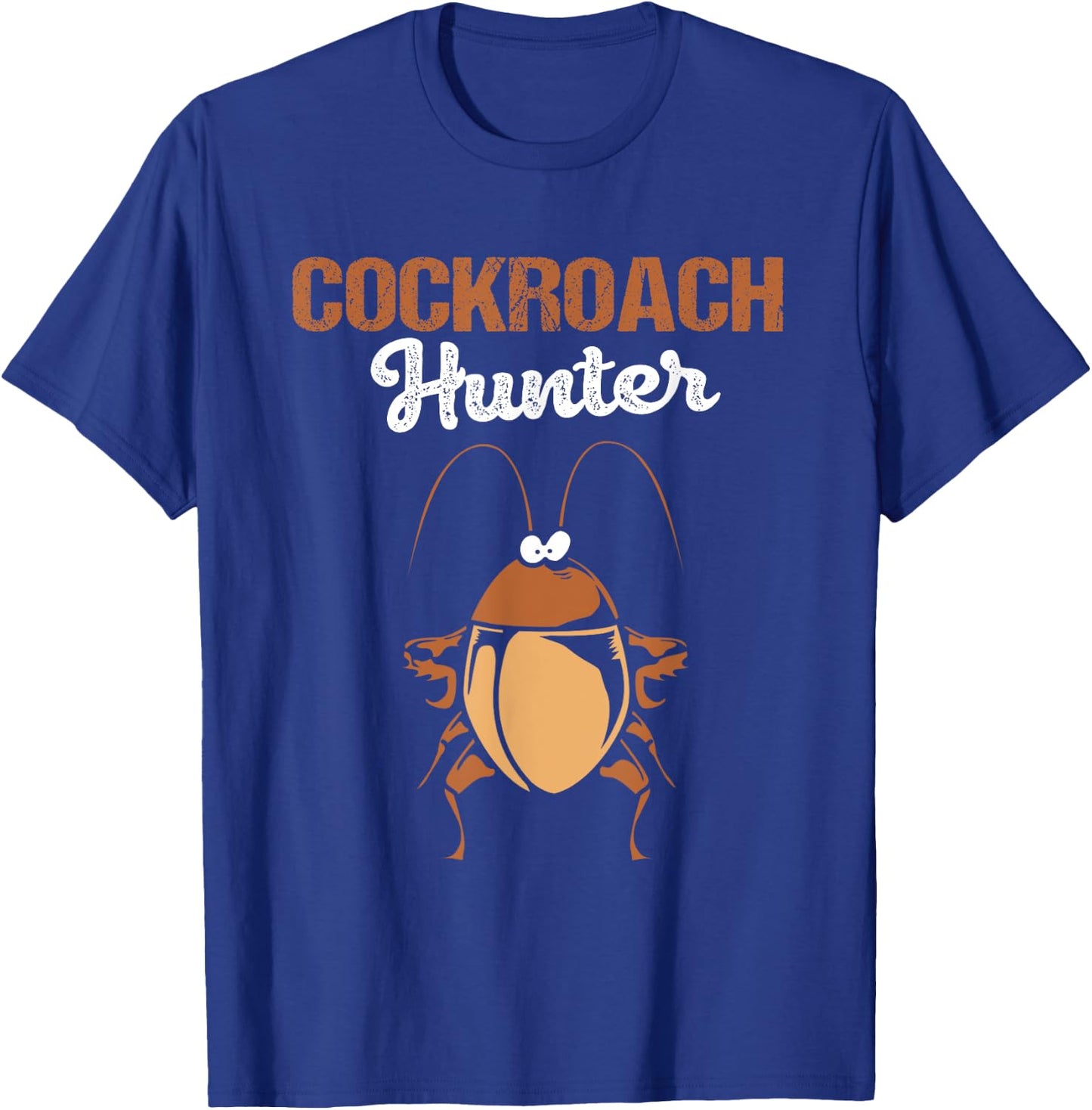 Cockroach Hunter Cockroach Costume Adult T-Shirt - T-Shirt | Royal