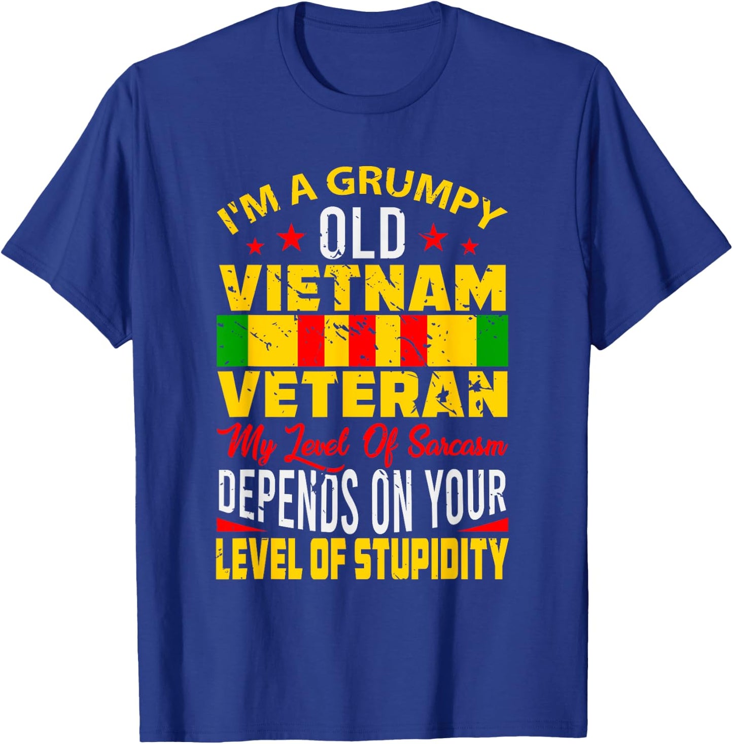 Im A Grumpy Old Vietnam Veteran T-Shirt - T-Shirt | Royal