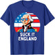 Suck It England Funny 4th of July USA George Washington Men T-Shirt - T-Shirt | Royal