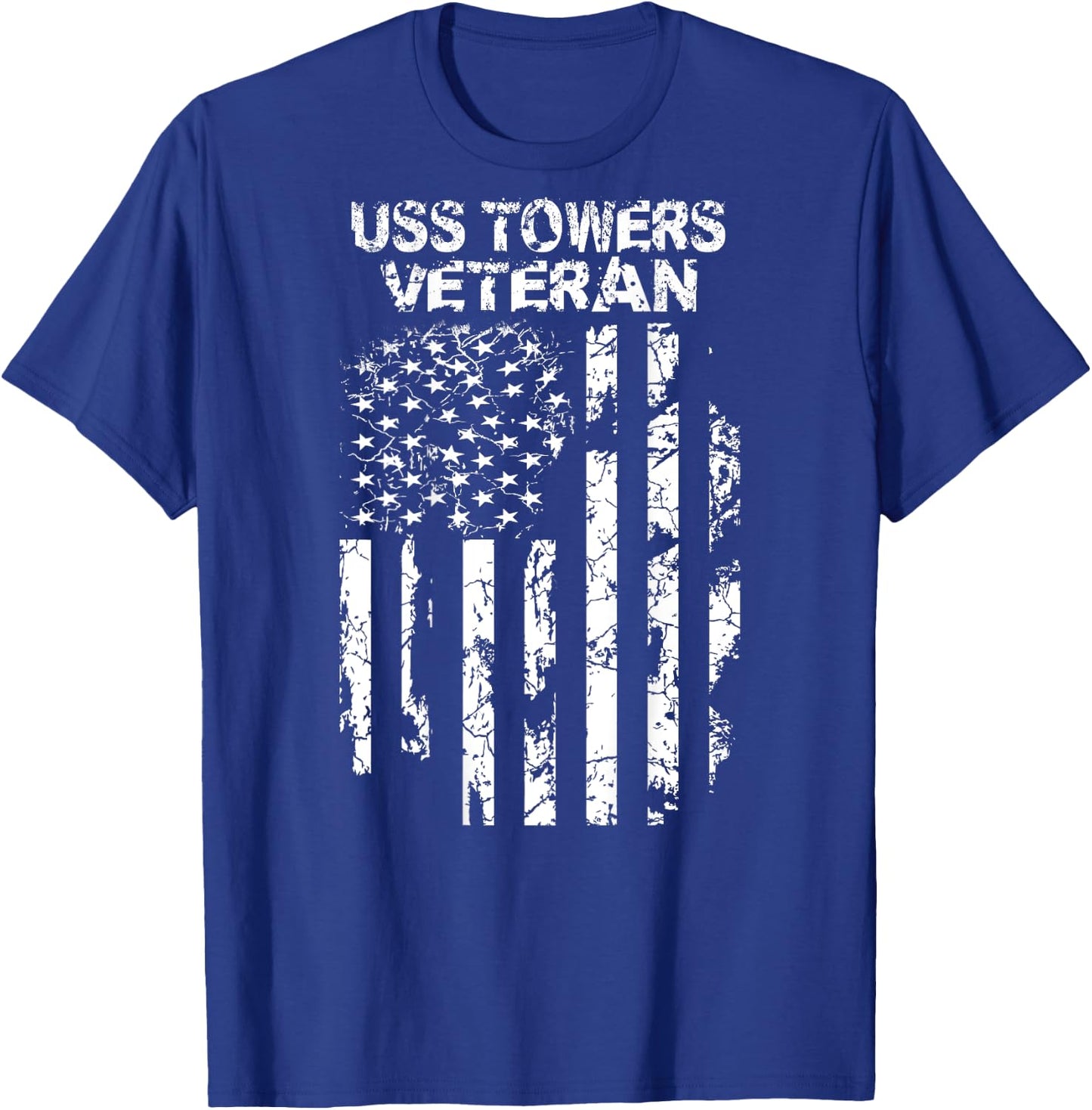 USS Towers Veteran T-Shirt - T-Shirt | Royal