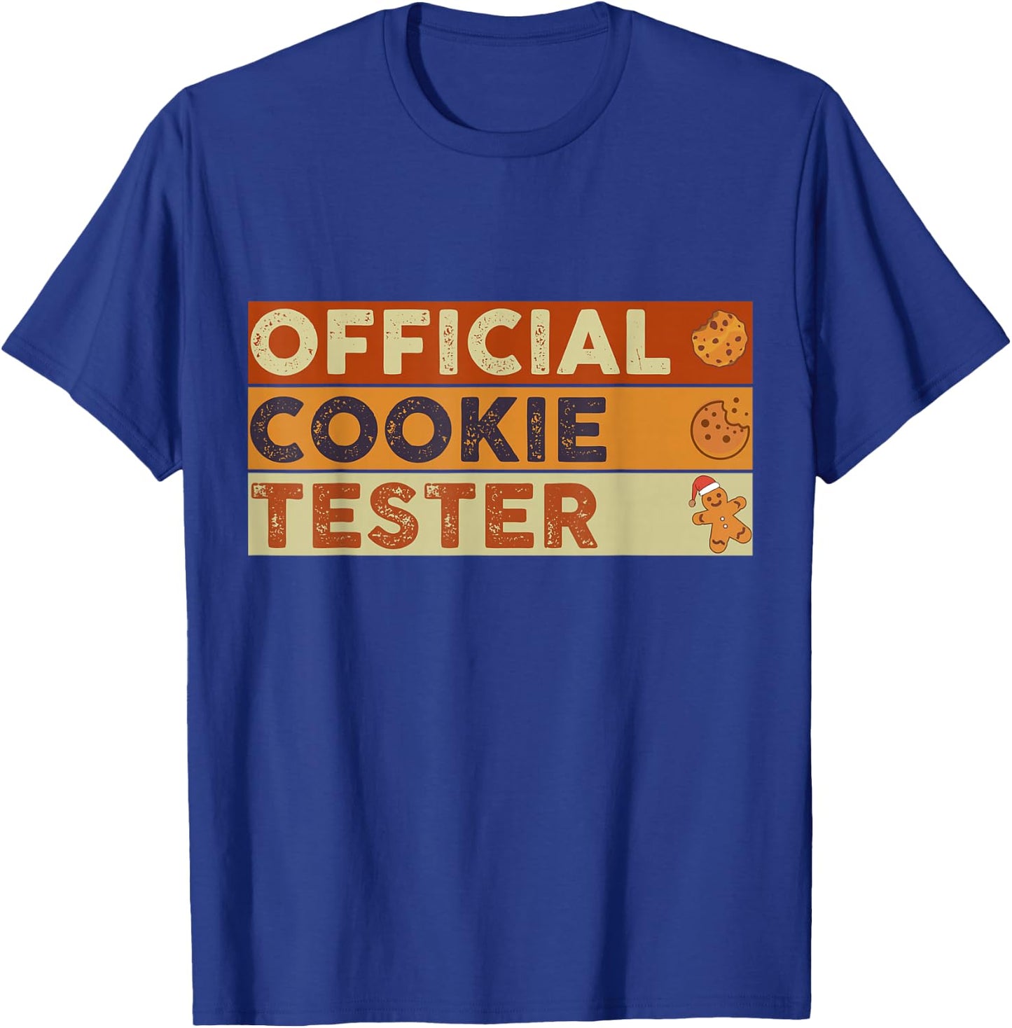 Official Cookie Tester Funny Christmas Cookie Baking T-Shirt - T-Shirt | Royal