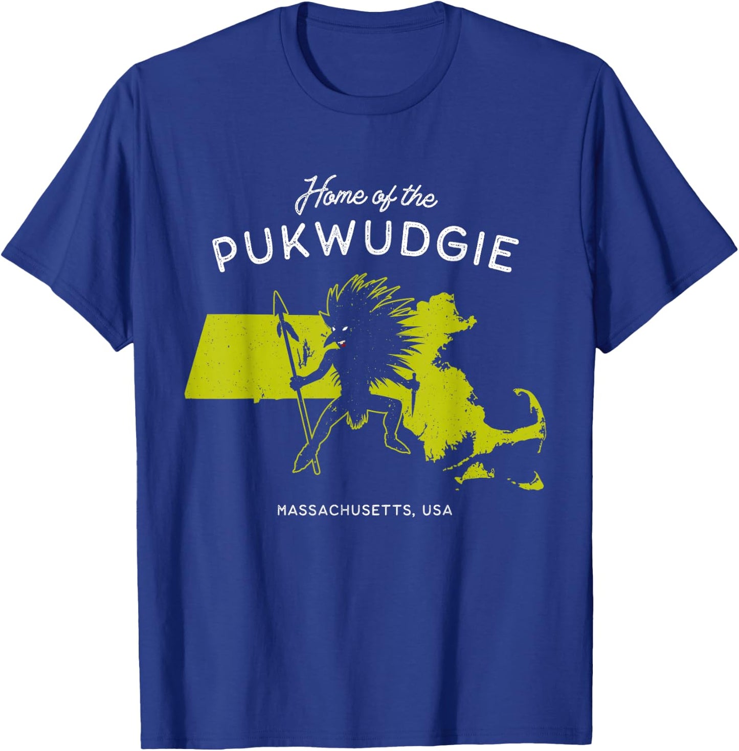 Home of the Pukwudgie - Massachusetts, USA T-Shirt - T-Shirt | Royal