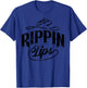 Funny Rippin Lips Bass Pro Fishing Gift Men Women Fishermen T-Shirt - T-Shirt | Royal