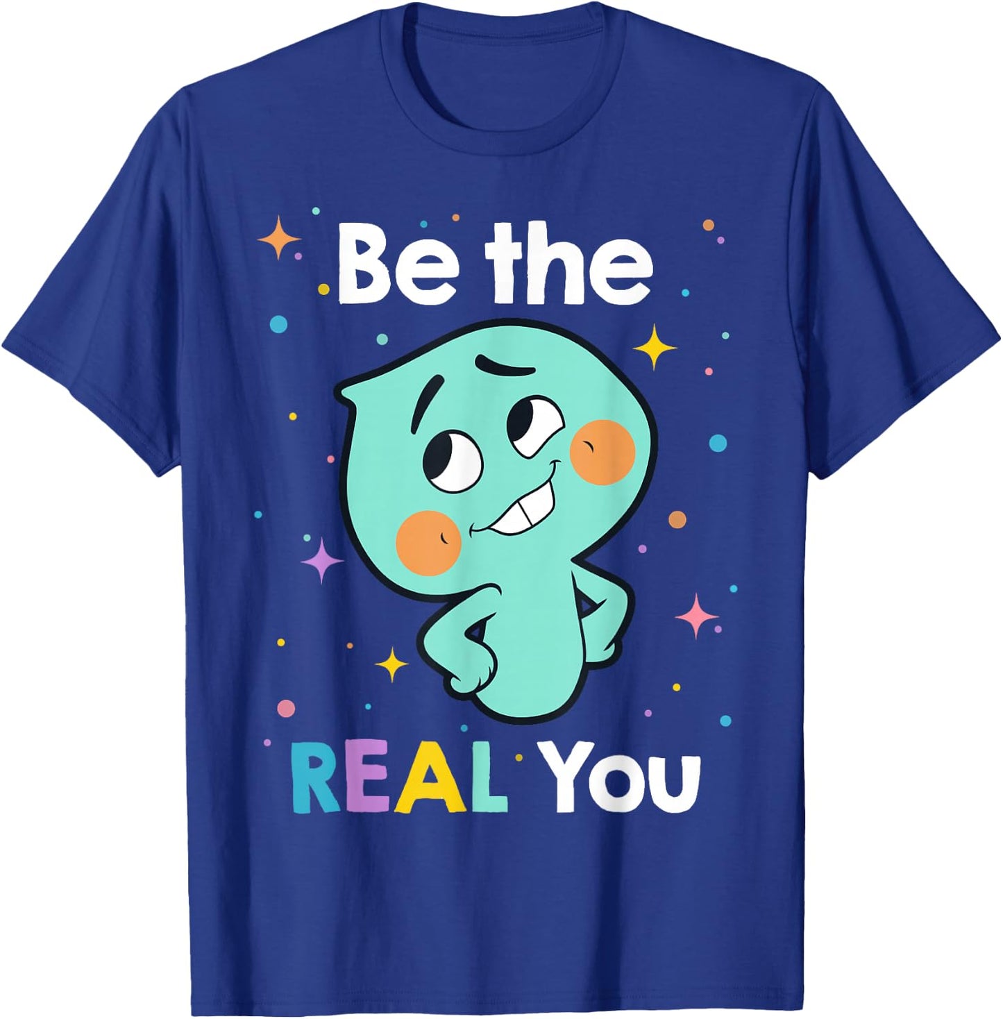 Disney Pixar Soul 22 Be The Real You T-Shirt - T-Shirt | Royal