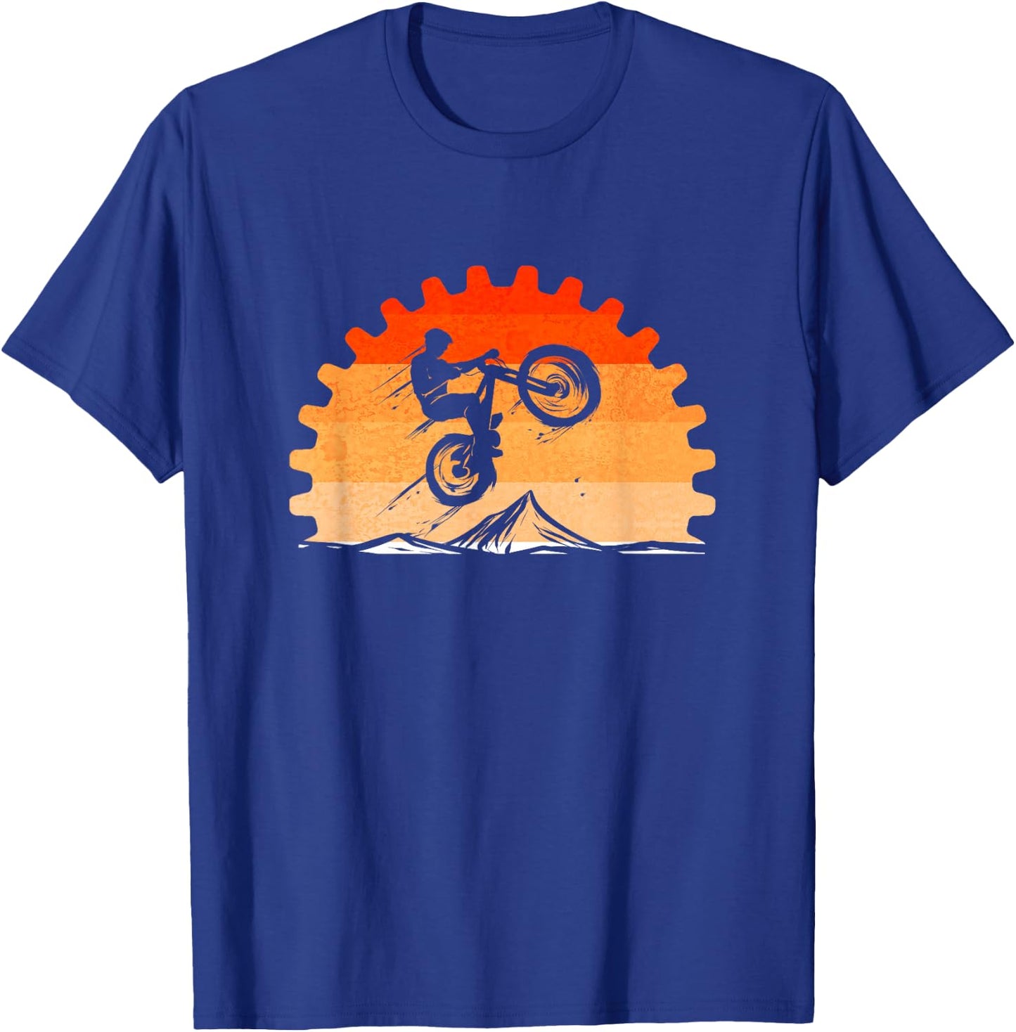 Cycling Lover Cycle Vintage for Mountain Bike Tour Bicycle T-Shirt - T-Shirt | Royal