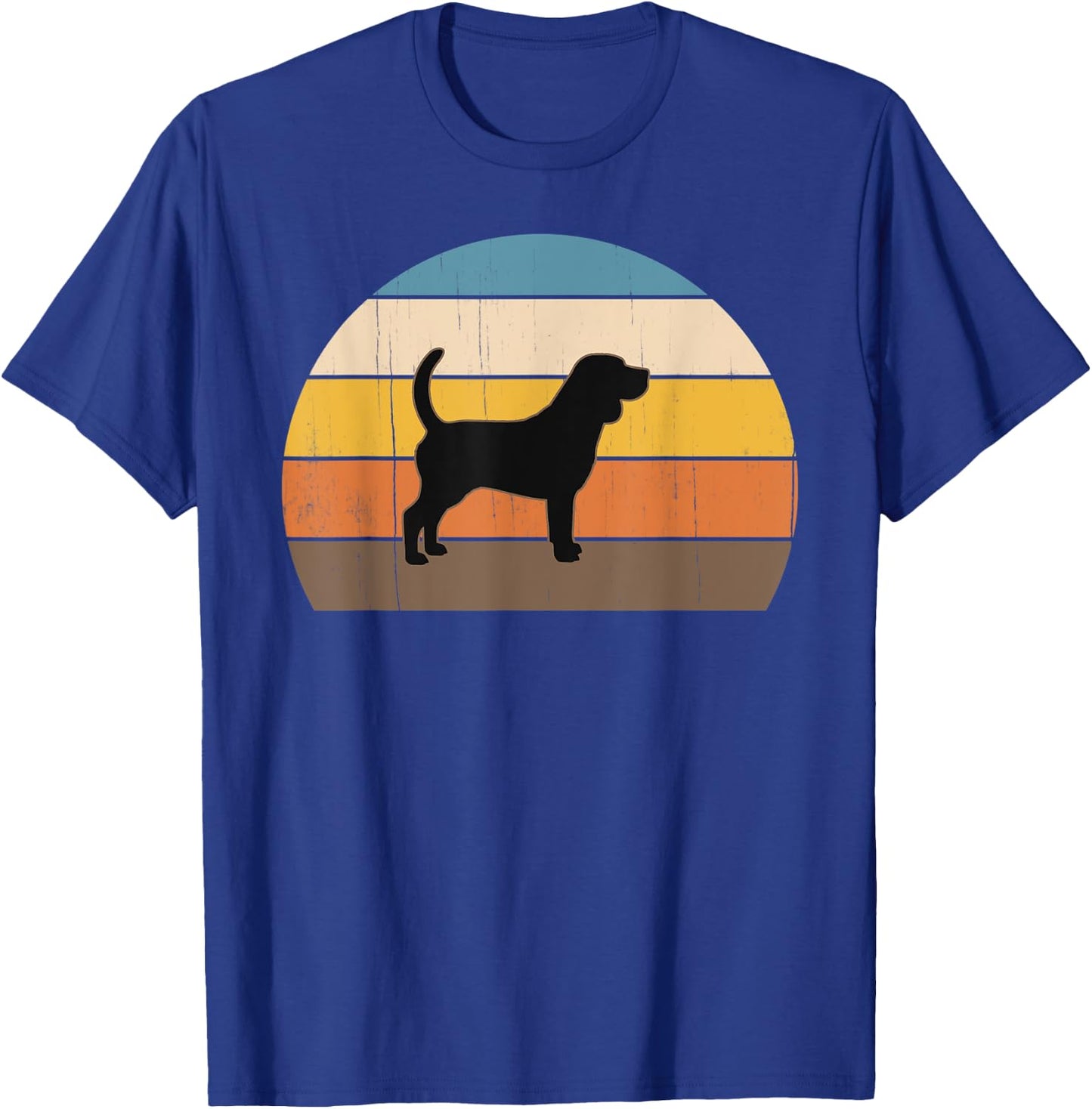 Cool Retro Sunset Beagles - Great Beagle Owner / Lover T-Shirt - T-Shirt | Royal